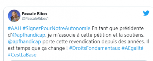 Pascale Ribes tweet.png